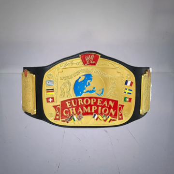 WWE European Championship Belt - Classic Collector's Title