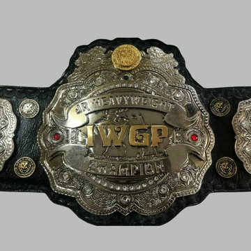 IWGP JR Global Heavyweight Championship Belt With Silver Plates