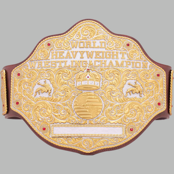 WWE Big Gold World Heavyweight Wrestling Champion Belt