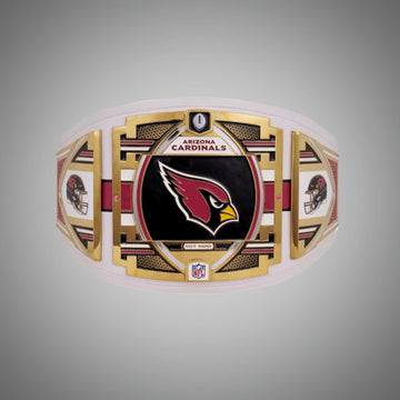 Arizona Cardinals WWE Belt featuring the NFL Championship Legacy Title design.