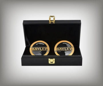 WWE championship title box set featuring Bayley Role Model side plates.