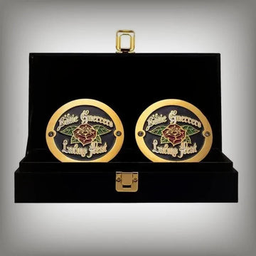 WWE championship box set featuring Eddie Guerrero side plates