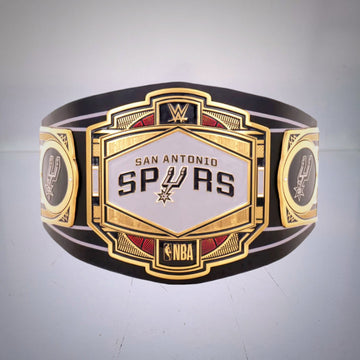 WWE San Antonio Spurs NBA Legacy Championship Belt honoring the team's basketball legacy.