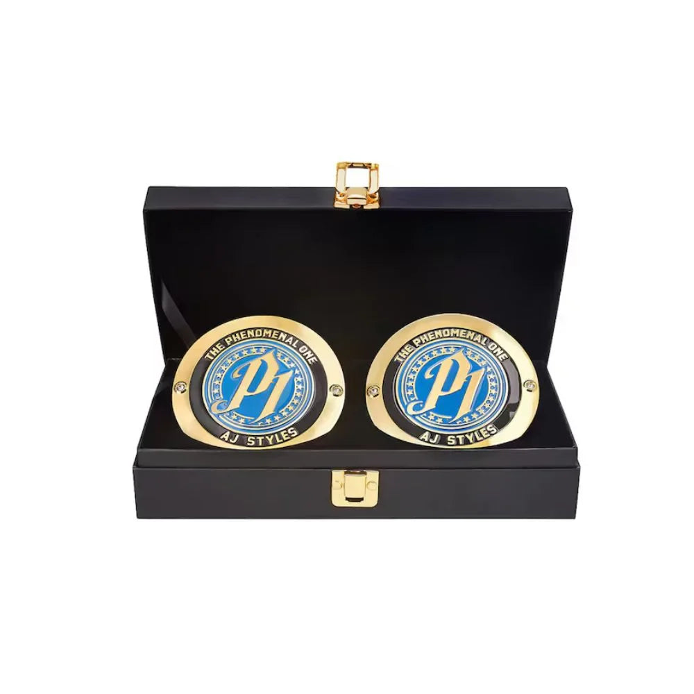 AJ Styles Championship Side Plates – Exclusive Box Set