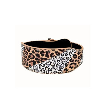 Leopard Printed Weight Lifting Belt For Women - 7mm