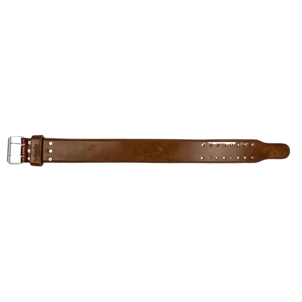 Custom Saddle Brown Powerlifting Belt - Premium Design