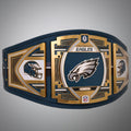 Philadelphia Eagles WWE-style championship belt showcasing legacy branding.