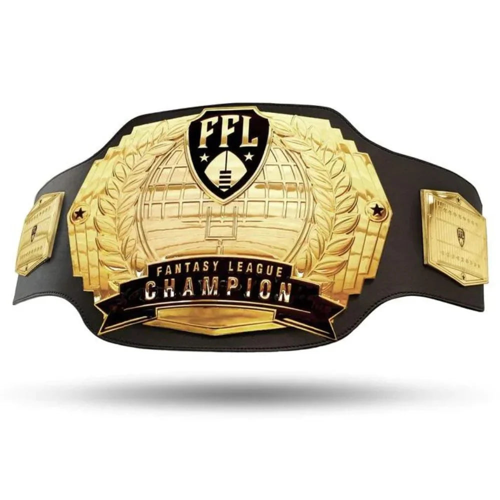 Fantasy Football Championship Belt – Premium Customizable Trophy for Winners