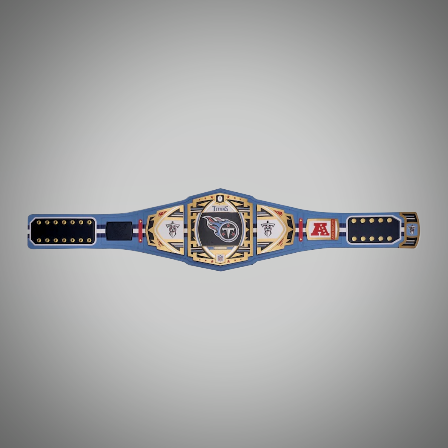 NFL Legacy Title belt designed for Tennessee Titans fans.
