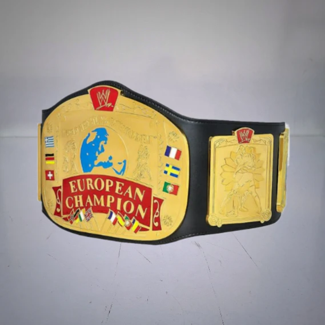 WWE European Championship Belt - Classic Collector's Title