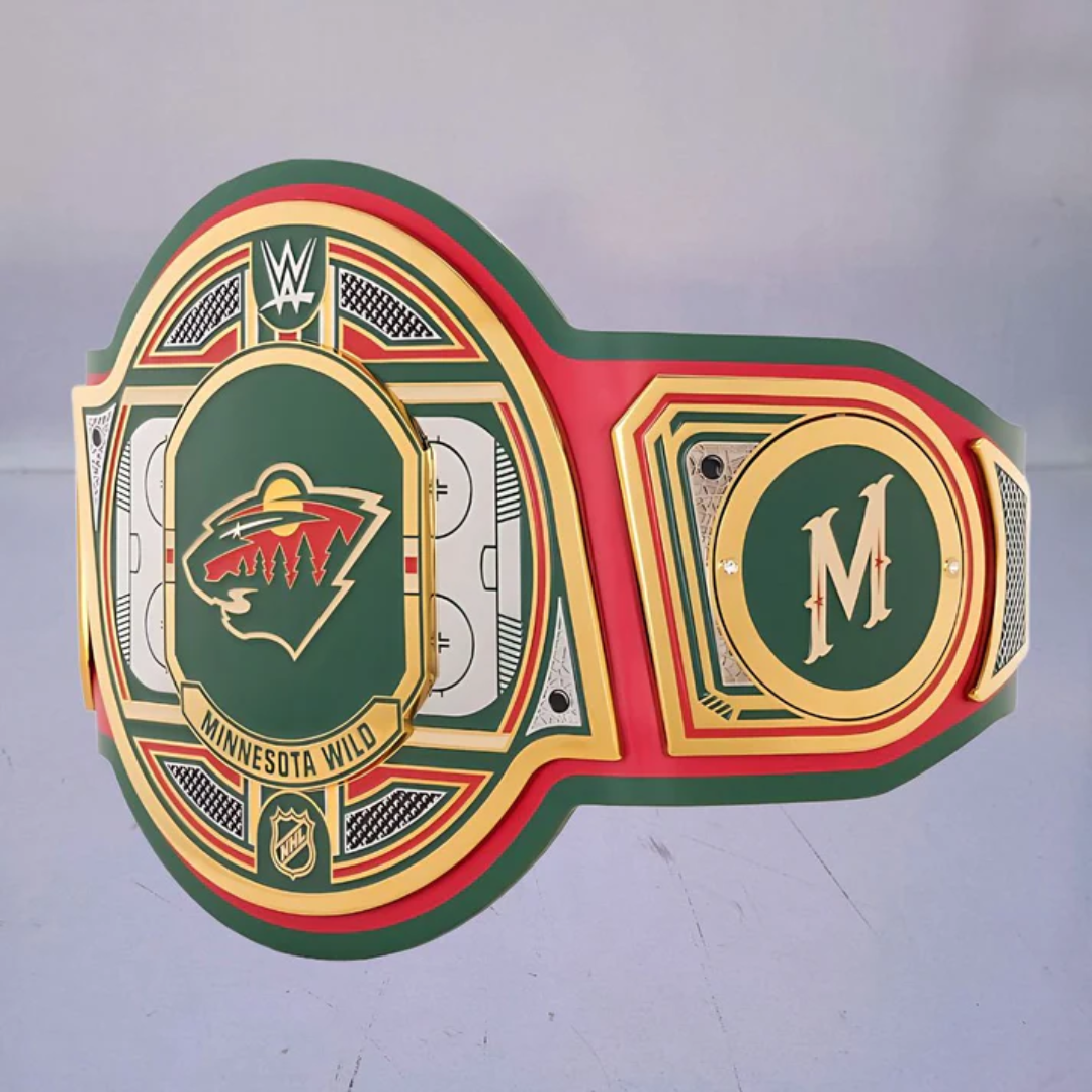 Minnesota Wild WWE NHL Wrestling Belt - Legacy Title