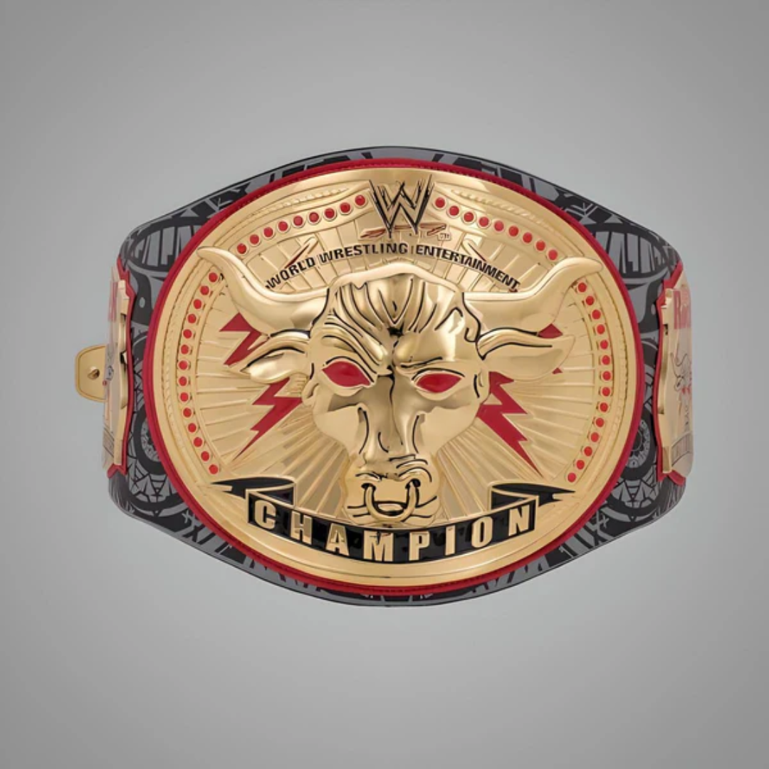 The Rock Brahma Bull Championship Title Belt