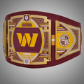 NFL Legacy Title belt designed for Washington Commanders fans.