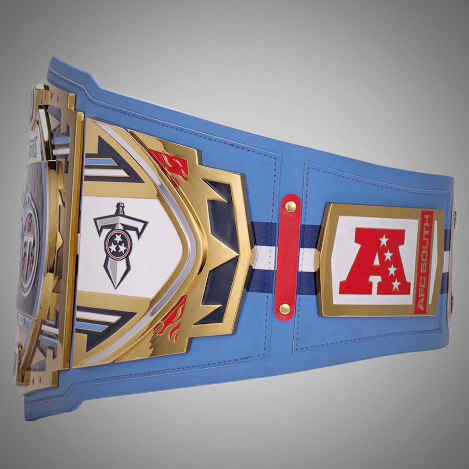Tennessee Titans Championship Belt featuring WWE NFL Legacy Title design.
