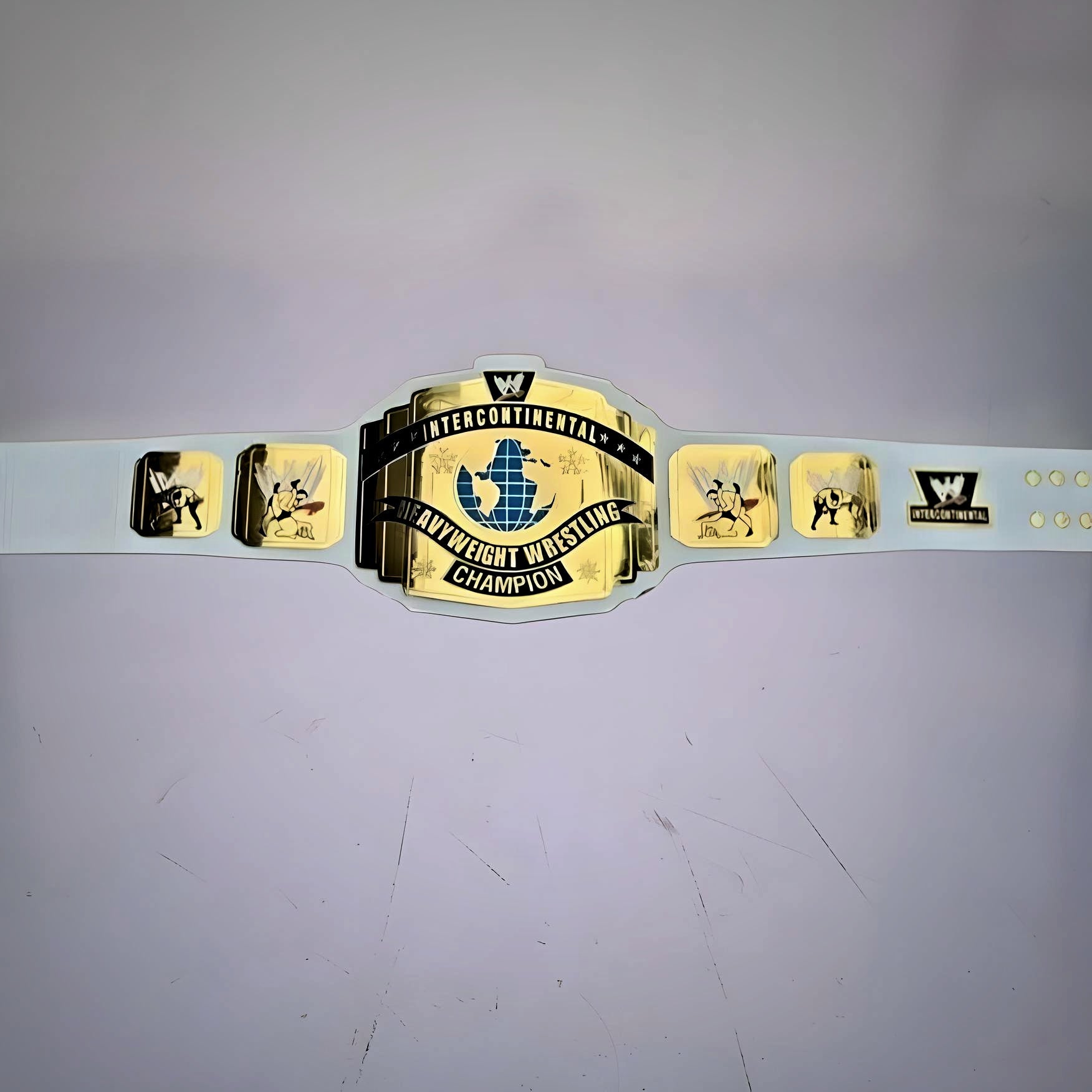WWE Collector's Title White Intercontinental Classic Belt.