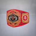 Houston Rockets WWE NBA Championship Title with bold red and gold design.