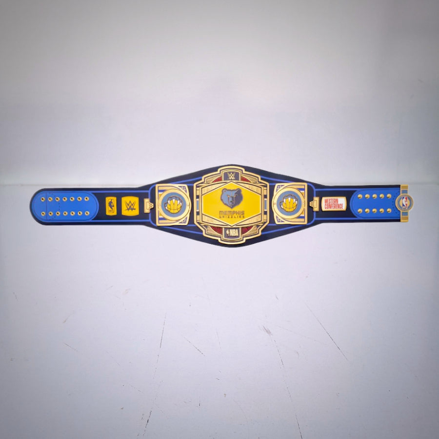 Grizzlies WWE Legacy Championship Belt showcasing both sports heritage.