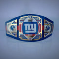 New York Giants Championship Belt featuring WWE and NFL Limited Edition design.