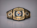 NFL Championship Legacy Title belt designed for Pittsburgh Steelers fans.
