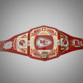 Kansas City Chiefs WWE-style championship belt celebrating NFL legacy.