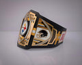 Ultimate fan collectible – Pittsburgh Steelers WWE belt with NFL championship features.