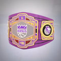 Close-up of the Sacramento Kings WWE NBA Legacy Championship Belt.