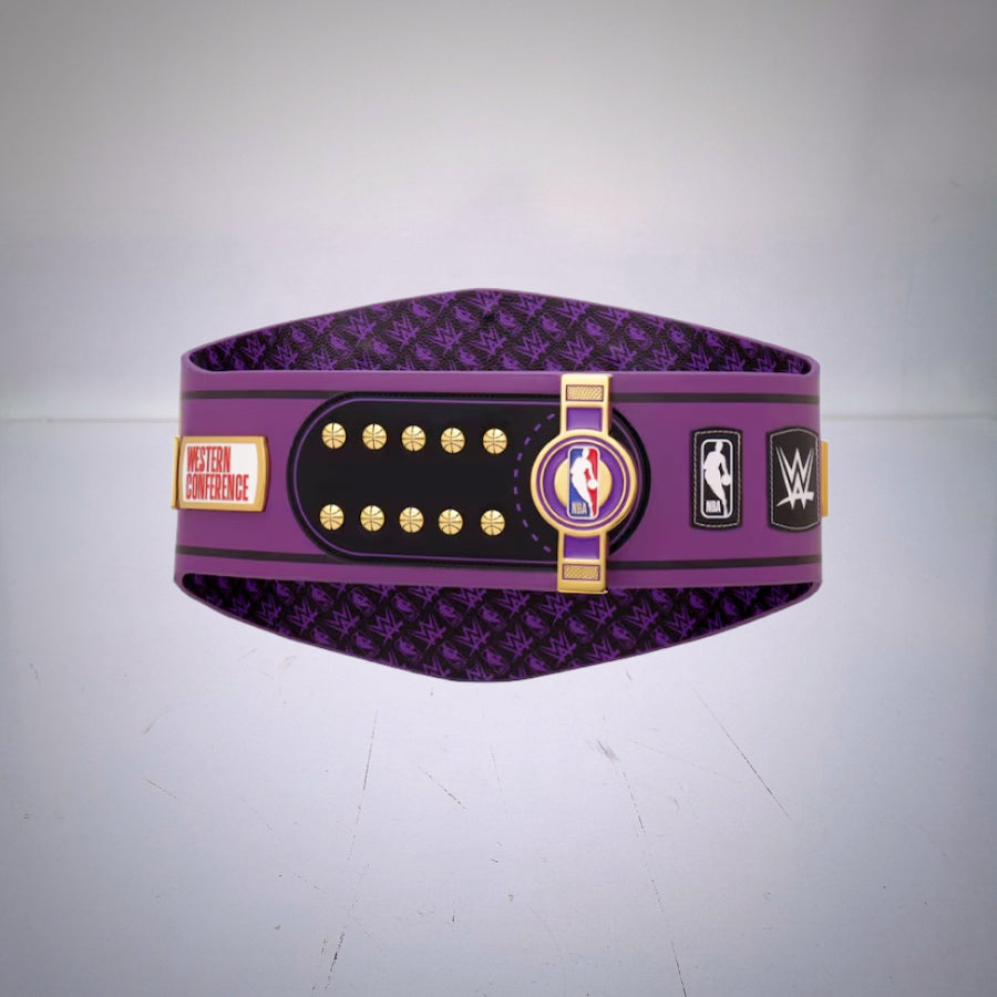 Sacramento Kings WWE Belt for basketball and wrestling enthusiasts.