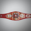 San Francisco 49ers collectible championship belt, a blend of WWE and NFL styles.