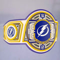 Tampa Bay Lightning Championship Belt with intricate design, representing the team's legacy.